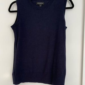 Navy sweater shell